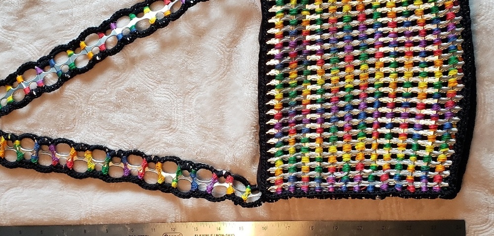 Crochet Rainbow Soda Tab Purse